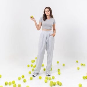 AIJO -(READY) - Zeela Cullote -  Loose Babyterry Pants Kancing - Cullote Panjang Wanita Kekinian Kulot Casual Celana Crinkle Airflow Nyaman Kantor